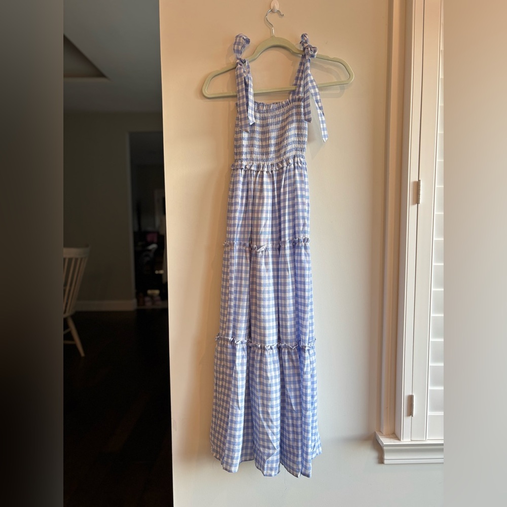 Mable / small / blue & white / sun dress